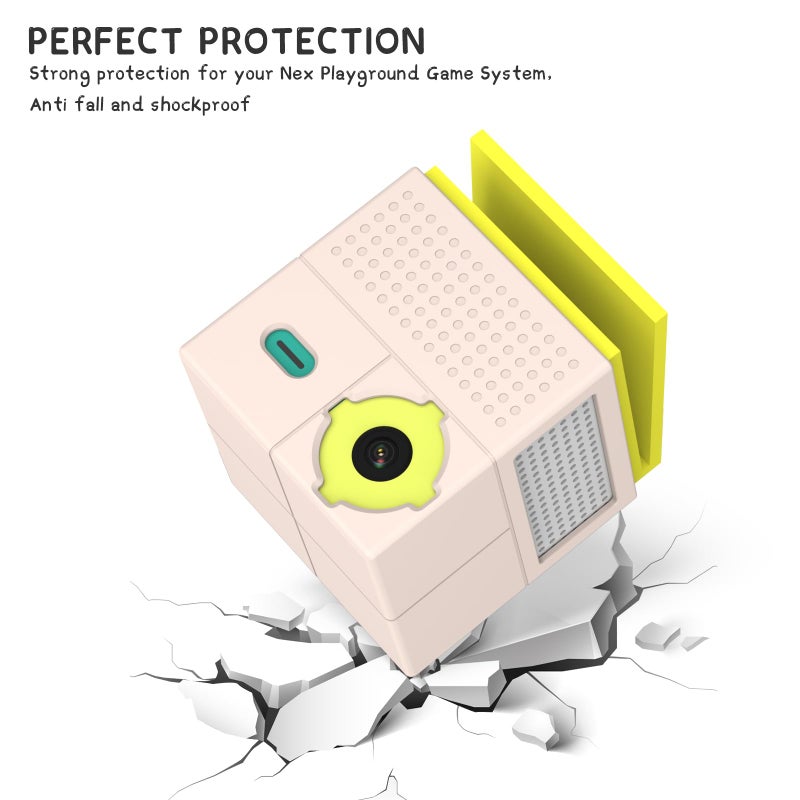 Wacanc Silicone Case Cover for Nex Playground Game System, Anti Slip, Anti Scratch, Shockproof, Off White - Image 5